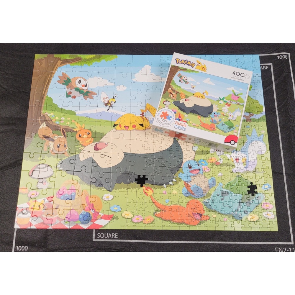Buffalo Games Pokémon Picnic 400-piece Jigsaw Puzzle #DE1-060723 (98% complete)